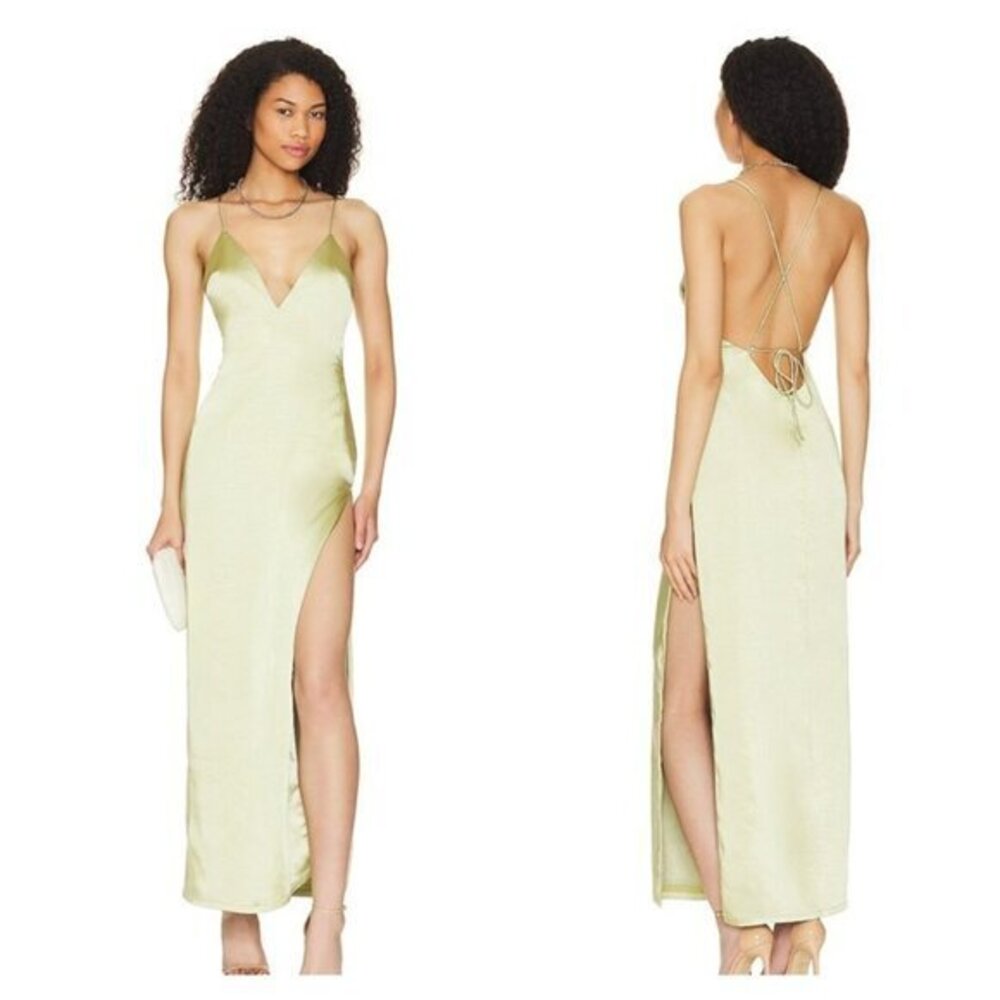 MORE TO COME Regina Maxi Dress - Green